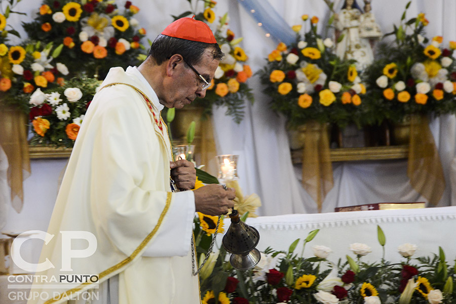 El cardenal celebró una misa de acción de gracias por su investidura en la parroquia San Francisco, en San Salvador, donde funge como párroco.