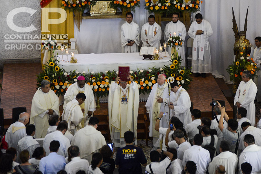 El cardenal celebró una misa de acción de gracias por su investidura en la parroquia San Francisco, en San Salvador, donde funge como párroco.