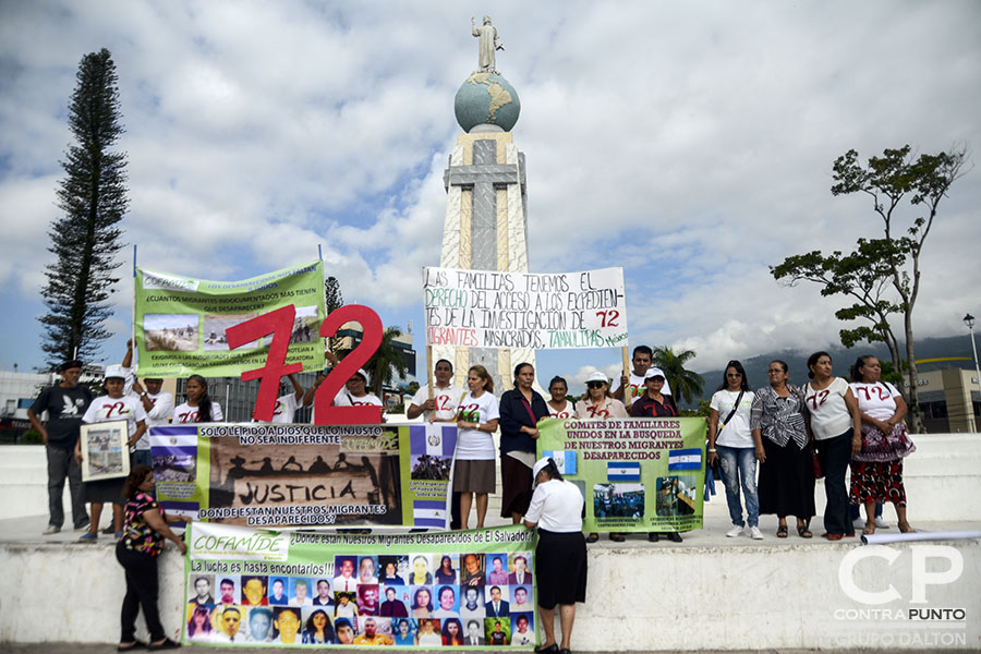 Familiares de 14 salvadoreños vÃctimas de una masacre que cobró la vida de 72 migrantes en San Fernando Tamaulipas, México, conmemoraron el séptimo aniversario de un hecho que sigue en la impunidad.
