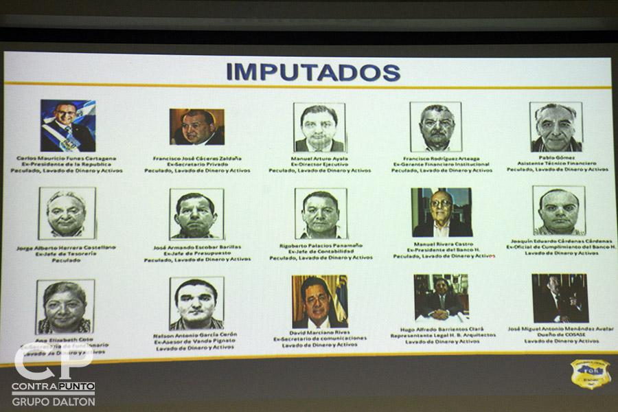 La FiscalÃa General de la República acusó al expresidente de Mauricio Funes de diseñar una red de extracción de fondos públicos, desviando $351 millones de dólares.
