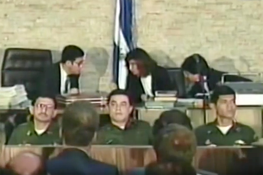 17 militares, entre actores intelectuales y materiales, fueron juzgados por la masacre en la UCA. El coronel Guillermo Benavides, fue el único en ser condenado 30 años de prisión, por haber dado la orden de matar a los padres jesuitas. Con la implementación de la Ley de AmnistÃa, el militar recobró su libertad.