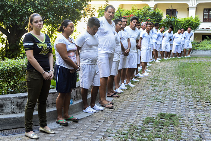 La PNC realizó un operativo el pasado lunes, capturando a 22 pescadores artesanales y tres personas más, vinculados a una red de narcotráfico. Foto: Vladimir Chicas.