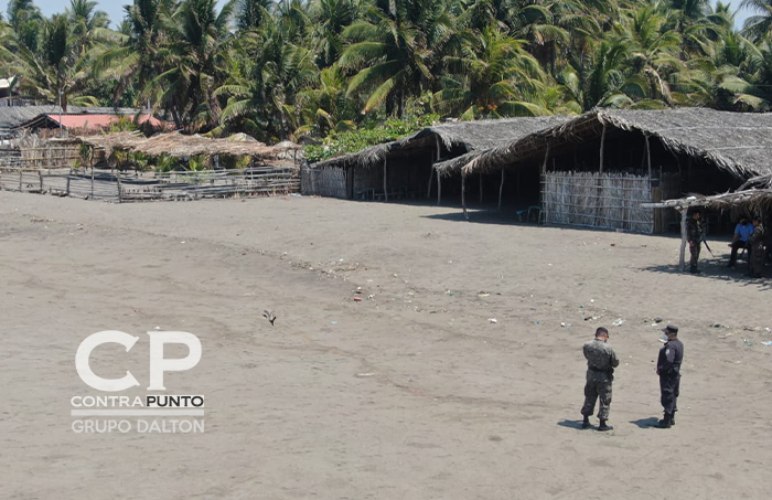 Elementos de la PNC y Fuerza Armada, realizan patrullajes en las diferentes playas del país