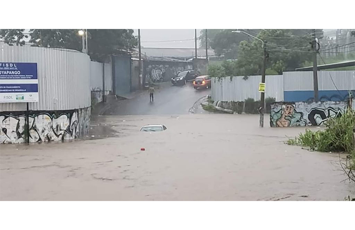 Inundaciones en Soyapango