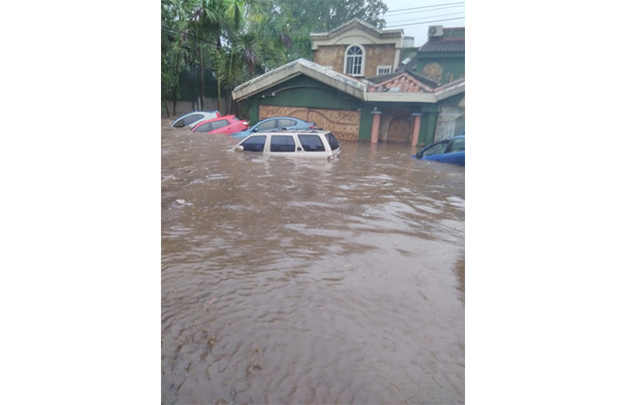 Inundación en Colonia Brisas de San Francisco