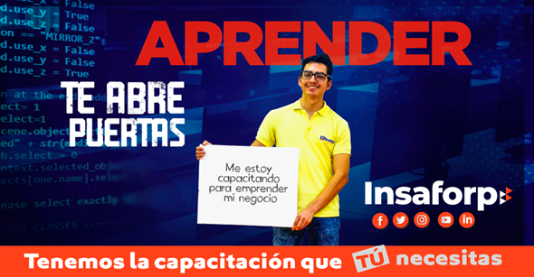 INSAFOR lanza una nueva campaña de comunicación a nivel nacional, bajo el eslogan “Aprender te Abre Puertas”, como llave universal de la superación personal.