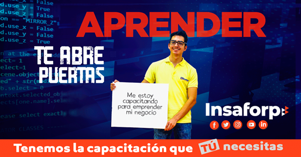 INSAFOR lanza una nueva campaña de comunicación a nivel nacional, bajo el eslogan “Aprender te Abre Puertas”, como llave universal de la superación personal. 