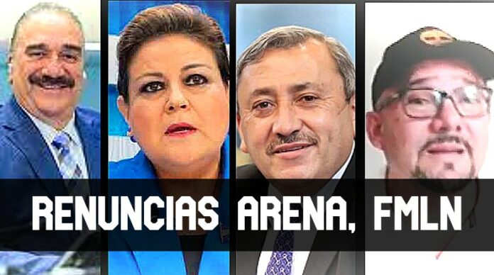 ContraPunto El Salvador - ARENA y FMLN se fragmentan. Renuncian 12 alcaldes y directivos