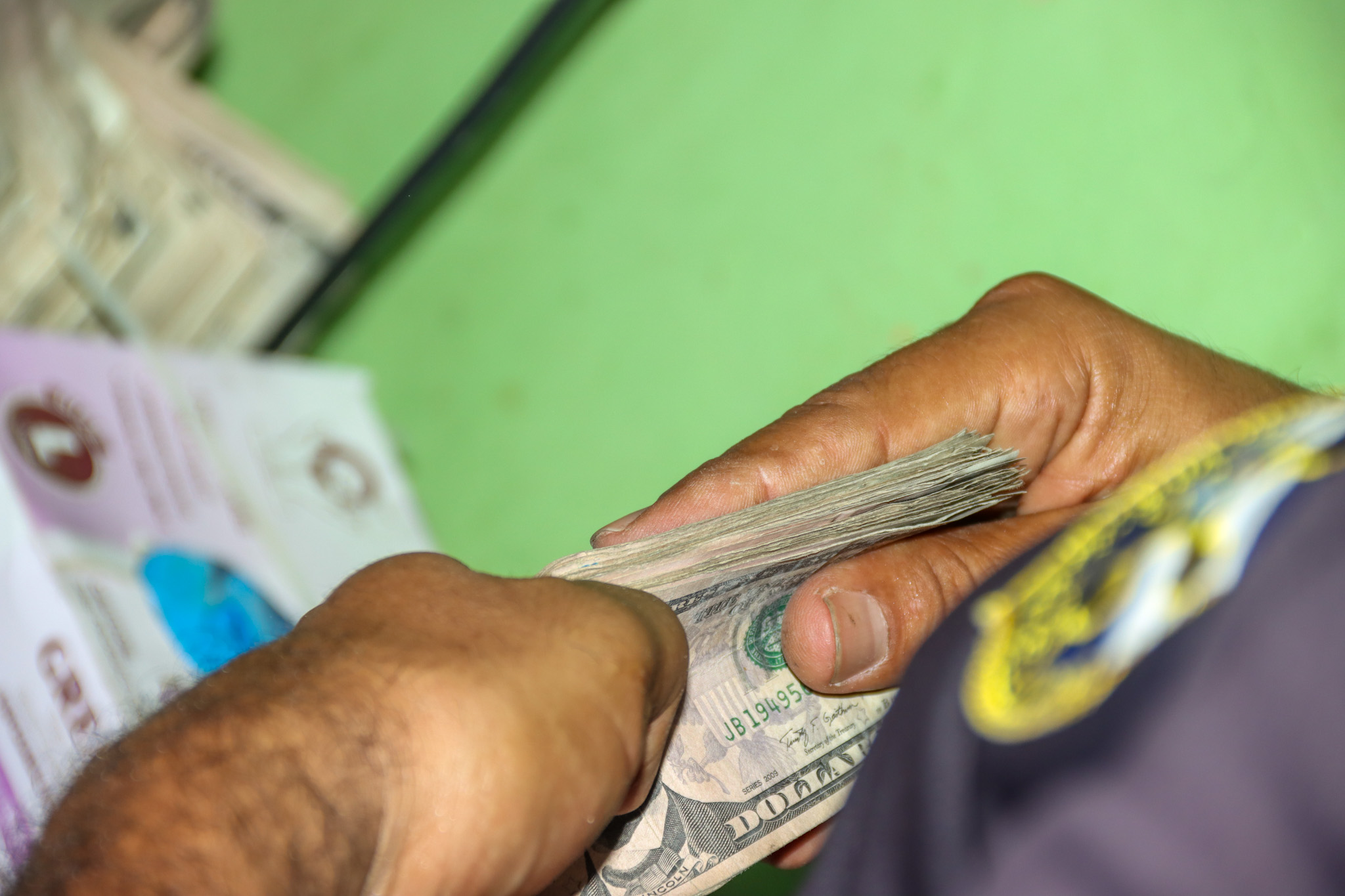 Incautación de efectivo en Armenia Sonsonate