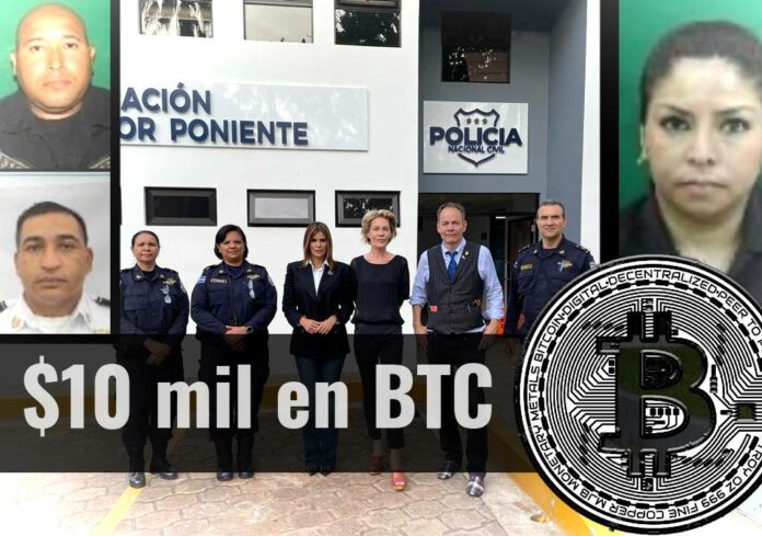 ContraPunto El Salvador - $100 mil en Bitcóin reciben familiares de 3 policías asesinados