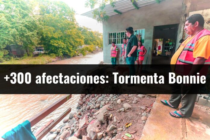 ContraPunto El Salvador - Alerta Roja en 42 municipios. 293 incidentes por Tormenta Bonnie