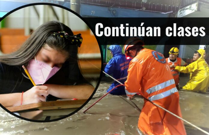 ContraPunto El Salvador - Reanudan clases. Reparan cañerías tras Tormenta Bonnie