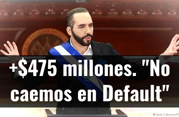 ContraPunto El Salvador - $475 millones para venta de bonos. Niegan default