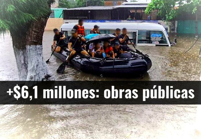 ContraPunto El Salvador - $6,1 millones aprueban para obras públicas, reconstrucción por desastres