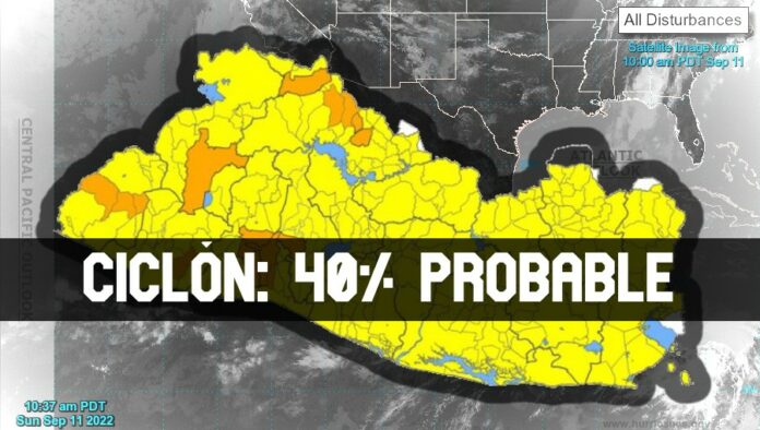 ContraPunto El Salvador -'Alerta Naranja. 40% probable formación de ciclón