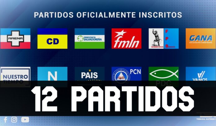 ContraPunto El Salvador - 12 partidos políticos podrán concursar en Elecciones 2024