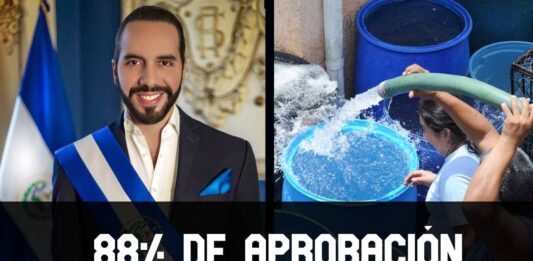 ContraPunto El Salvador - Nayib Bukele: 88% pro gobierno, pero escasea el agua