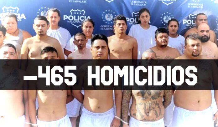 CpntraPunto El Salvador - 465 homicidios menos