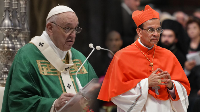 Renuncia de cardenal Rosa Chávez como obispo auxiliar