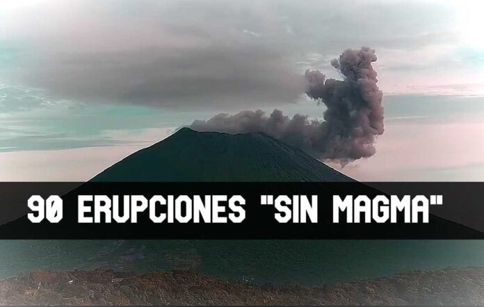 ContraPunto El Salvador - 90 explosiones en Volcán Chaparrastique. No registran magma