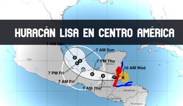 ContraPunto El Salvador Huracán Lisa llega a Centro América. Prevén tormentas eléctricas en El Salvador