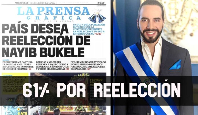 ContraPunto El Salvador - 61% de población dice que debería permitirse la Reelección