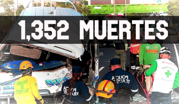 ContraPunto El Salvador - 2022: 1,352 muertes y accidentes viales son 17,408