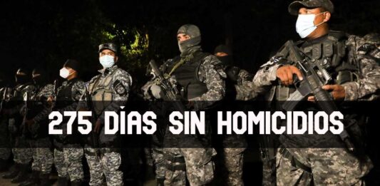 ContraPunto El Salvador - 275 días sin homicidios, y promedio diario es de 1.4