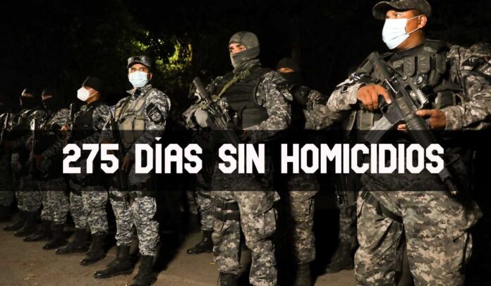 ContraPunto El Salvador - 275 días sin homicidios, y promedio diario es de 1.4