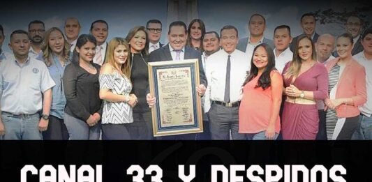 ContraPunto El Salvador - 50 periodistas y obreros dejan de trabajar en Canal 33