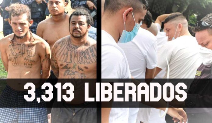 ContraPunto El Salvador - 61,300 detenidos en el Régimen y 3,313 liberados