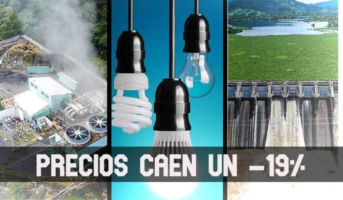 ContraPunto El Salvador - Electricidad: Precios bajan hasta un -19.92%