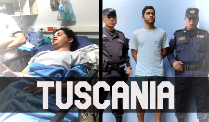 ContraPunto El Salvador - Tuscania: Diego Oviedo, arrestado por lesionar a Christian Medrano