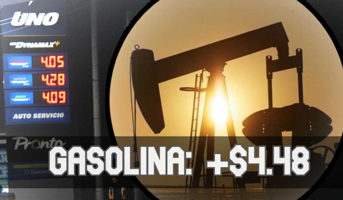 ContraPunto El Salvador - $4.48 vale la gasolina superior. WTI baja a unos $76