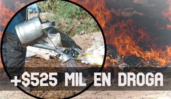 ContraPunto El Salvador - $525 mil en drogas quema la PNC