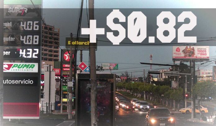 ContraPunto El Salvador - $0.82 más vale la Gasolina. WTI llega a los $76.78