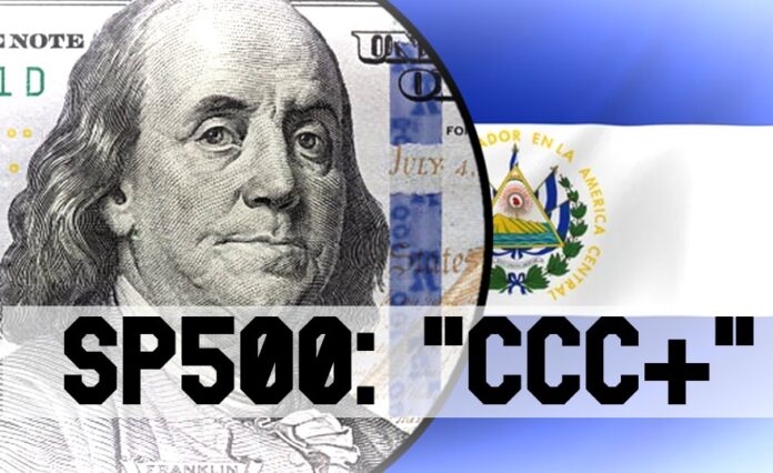 ContraPunto El Salvador - SP500 mejora riesgo fiscal de El Salvador a CCC+