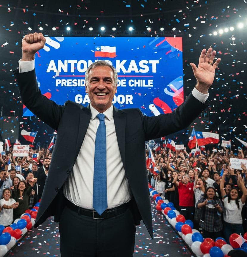 Partido Republicano de Kast gana elecciones en Chile