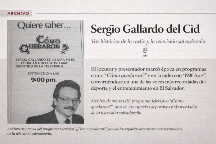 Fallece Sergio Gallardo