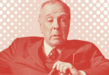 Cuarenta rosas amarillas para Jorge Luis Borges, una por cada año de eternidad.